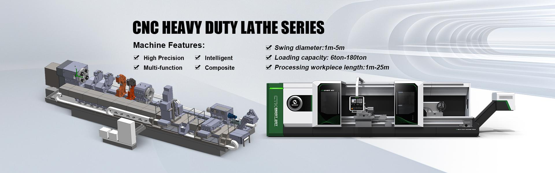 Multi-function CNC heavy duty lathe