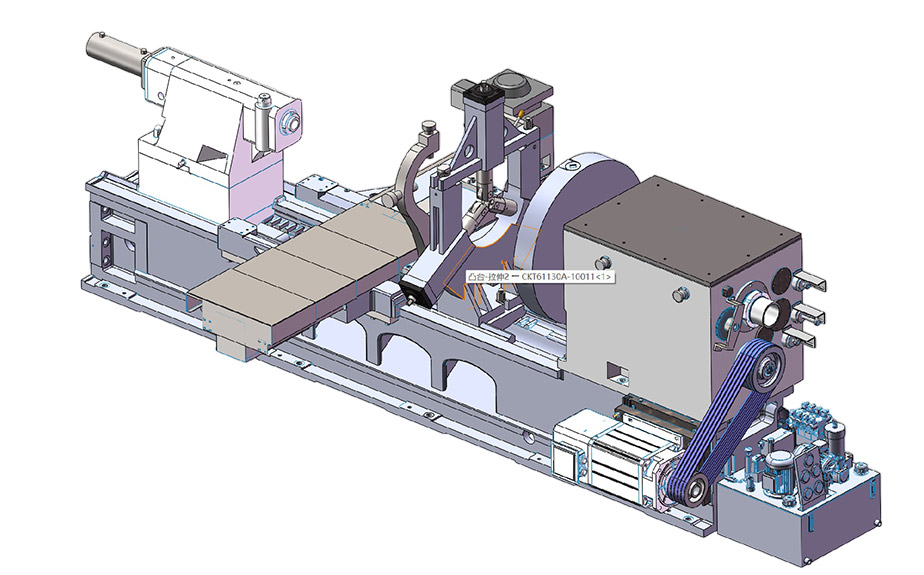 CTK611-L series CNC large horizontal lathe