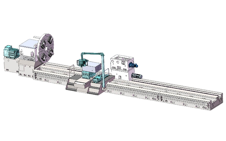 CK611-F series CNC heavy duty lathe