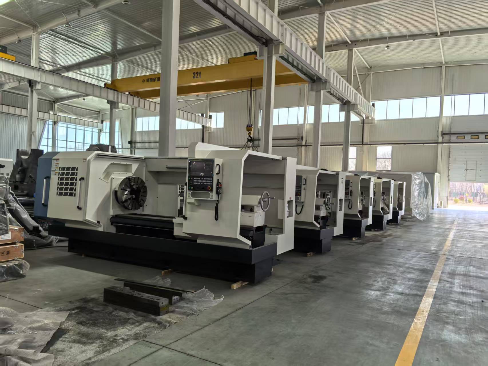 Several sets CNC pipe threading machine is ready to ship