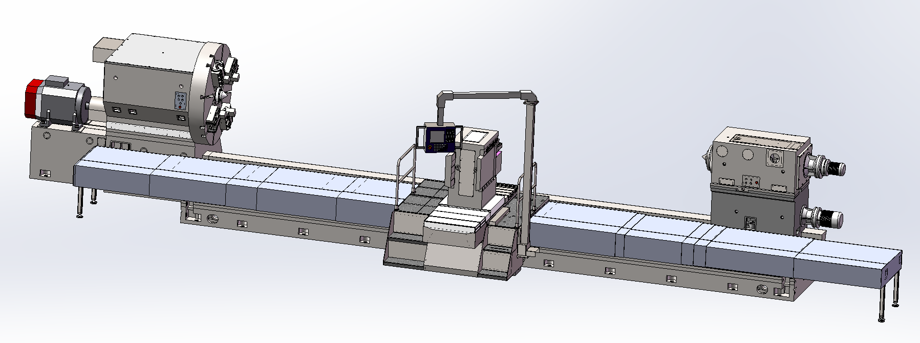 CK61 series Heavy duty horizontal lathe(loading capacity is 30tons/40tons/50tons)