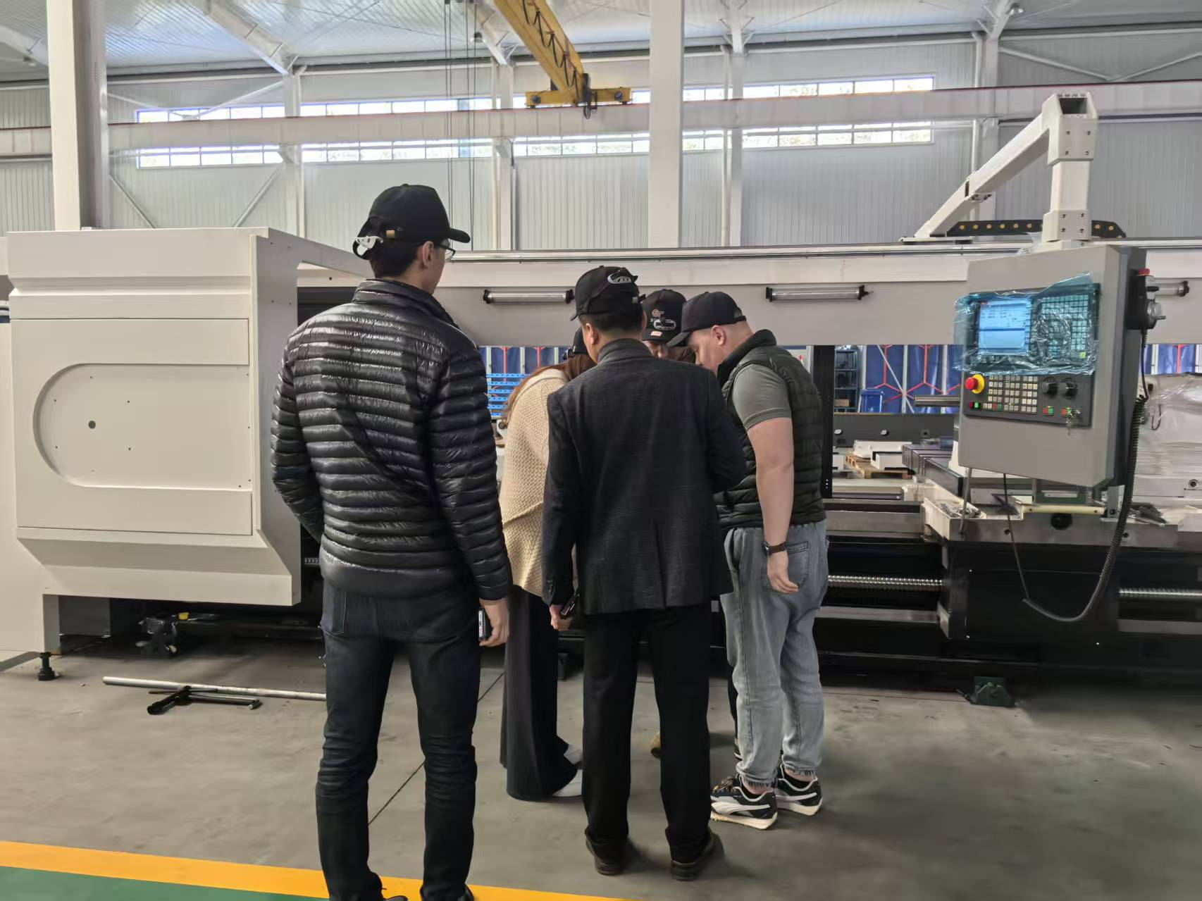 welcome to visit Novatech lathe factory